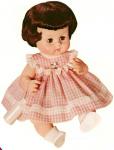 Vogue Dolls - Ginny Baby - Pink Dress - 16" - Rooted Hair - Brunette